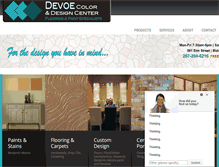 Tablet Screenshot of devoecolor.com